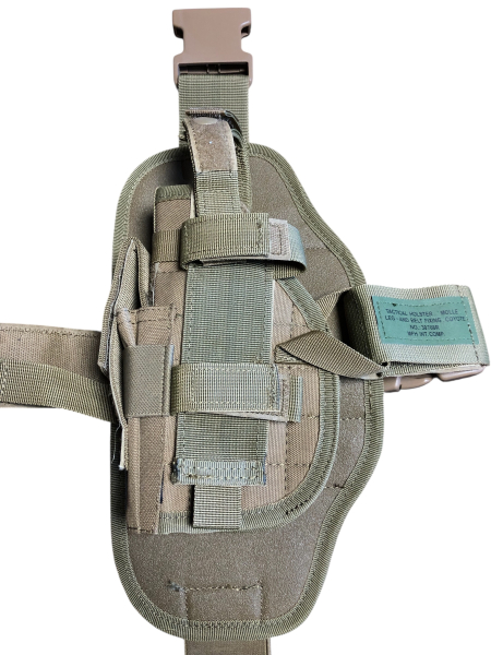 Pistolenbeinholster Molle Version in Coyote Tan